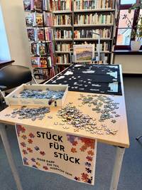 Stück für Stück - neues Angebot während der Öffnungszeiten &copy;Stadtbibliothek 