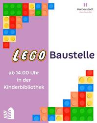 Bauen mit LEGO in der Kinderbibliothek - w&auml;hrend der &Ouml;ffnungszeiten