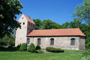 Die evangelische Kirche in  Klein Quenstedt