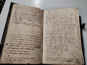 Handschriftliche Eintragungen aus dem 18. Jahrhundert. &copy;Stadtarchiv Halberstadt.