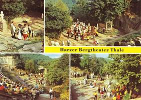 Harzer Bergtheater Thale, Postkarte ©Sammlung Städtisches Museum Halberstadt