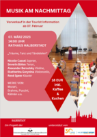 „Musik am Nachmittag“ kommt am 7. März nach Halberstadt