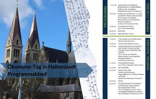 Programm des Ökumenetages in Halberstadt ©Stadtmarketing HBS Programm des Ökumenetages in Halberstadt ©Stadtmarketing HBS