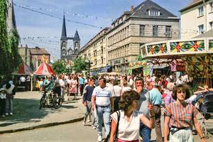 Überall im Stadtgebiet gab es Akttraktionen, Festwoche 1989 ©Sammlung Städtisches Museum Halberstadt