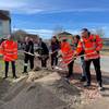 Spatenstich für den Ausbau der Röderhofer Straße