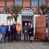 Stand der Arbeiten am Bürgerhaus 'Zum Schachspiel' im Schachdorf Ströbeck