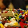 Lego-Baustelle in der Halberstädter Stadtbibliothek