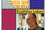 Plakat mit Buchcover „Drinnen und Draußen ändern sich die Zeiten“