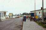 Halberstädter See, Kassenbereich und Rettungsschwimmerturm, 1978