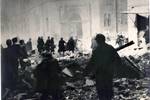 Flüchtlinge nach dem 8. April 1945 nahe Rabahne in Halberstadt