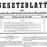 03_Auszug_Gesetzblatt_DDR_1952.jpg ©Städtisches Museum Halberstadt