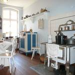 Blick in die museal umgestaltete Küche der Familie Schraube