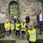 Große Freude über den Sonderstempel der Harzer Wandernadel in Aspenstedt