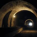 Das von den KZ-Häftlingen gebaute Stollensystem in den Thekenbergen bei Langenstein,