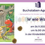 Die Buchstaben-Agenten treffen sich in der Bibliothek