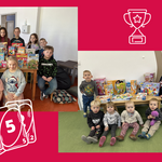 Die KITA „Die kleinen Siedler“ gewinnt Spielwarenpaket