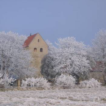 Die Kirche im Winter