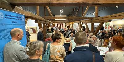 Ausstellungseröffnung im Schraube-Museum mit Hans Hermann Richter am 19.05.2024 ©Städtisches Museum