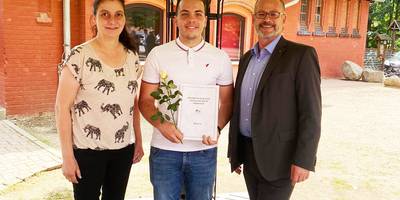 Herzlichen Gl&uuml;ckwunsch an Hannes Zimpel! &copy;Niklas Paerschke