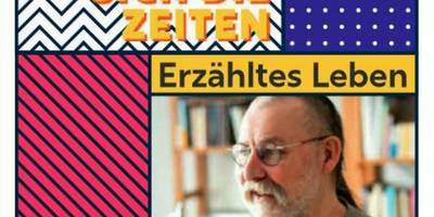 Plakat mit Buchcover „Drinnen und Draußen ändern sich die Zeiten“ ©Museum