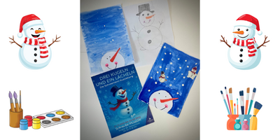 Schneemannbilder der Achtj&auml;hrigen Elenor Runschke aus Wasserleben &copy;Foto: Städtisches Museum Halberstadt